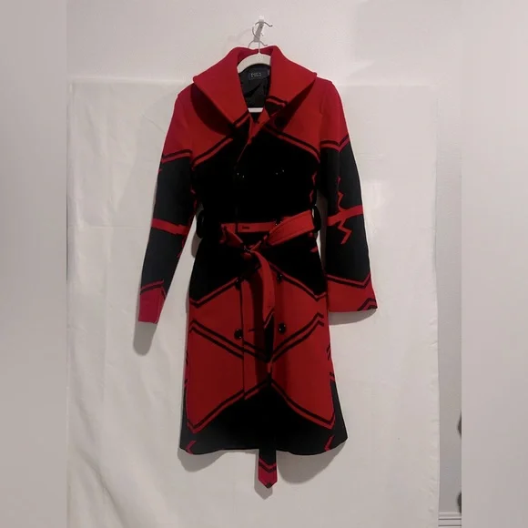 Polo Ralph Lauren Red and Black Coat - Picture 6 of 10